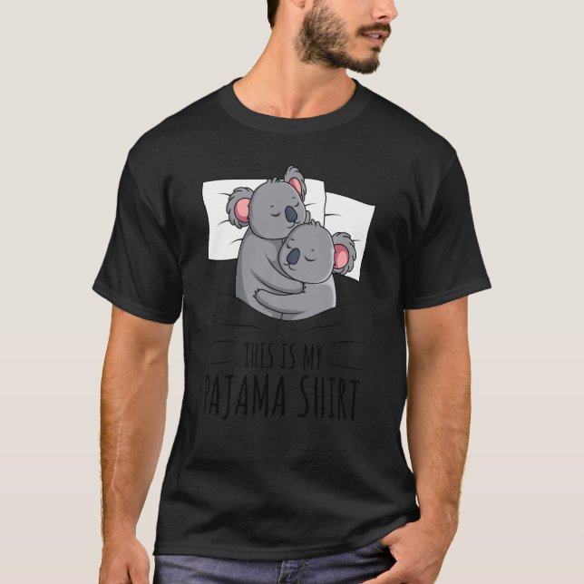T-shirt Le pyjama de l'aube de Koala (Devant)