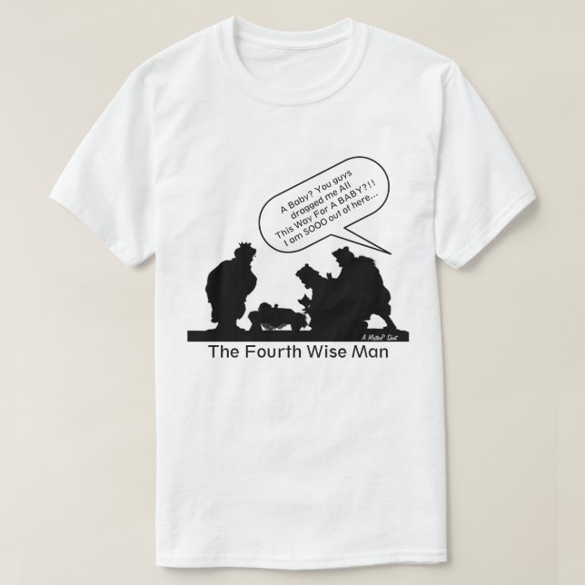 T-shirt Le quatrième homme intelligent (Design devant)