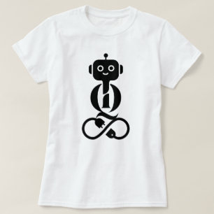 T-shirt Le quotient d'intelligence robotique (QI) est infi