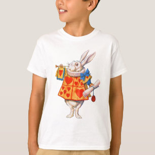 T-SHIRT LE RABBIT BLANC DE ALICE