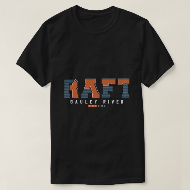 T-shirt Le rafting de la rivière Gauley (Design devant)