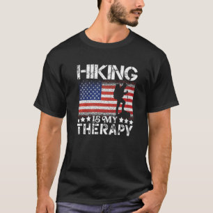 T-shirt Le Randonnée des drapeaux patriotiques est mon Ran