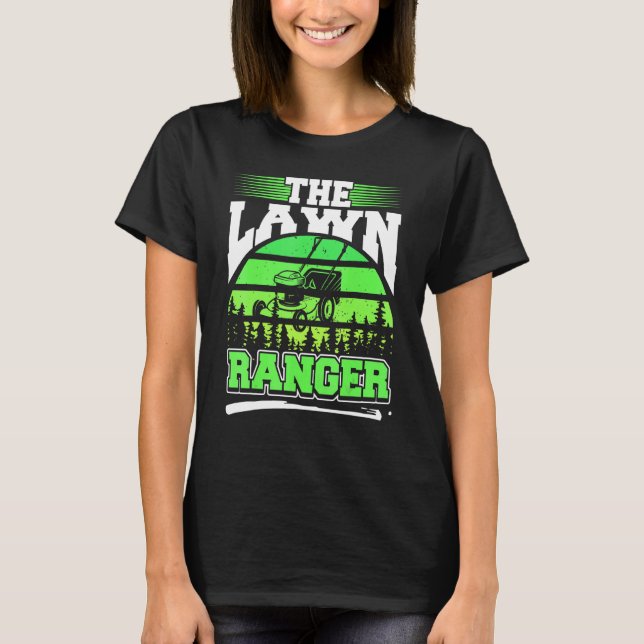 T-shirt Le Ranger De La Pelouse À L'Étrier (Devant)