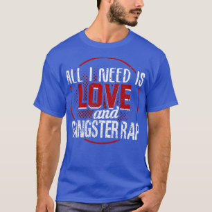 T-shirt Le rap de Gangster