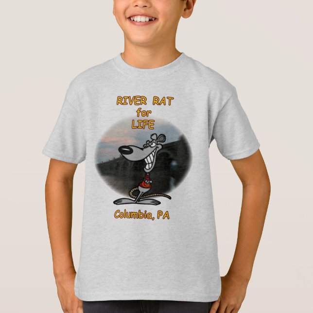 T-shirt Le Rat de la rivière pour l'enfant à vie (Devant)