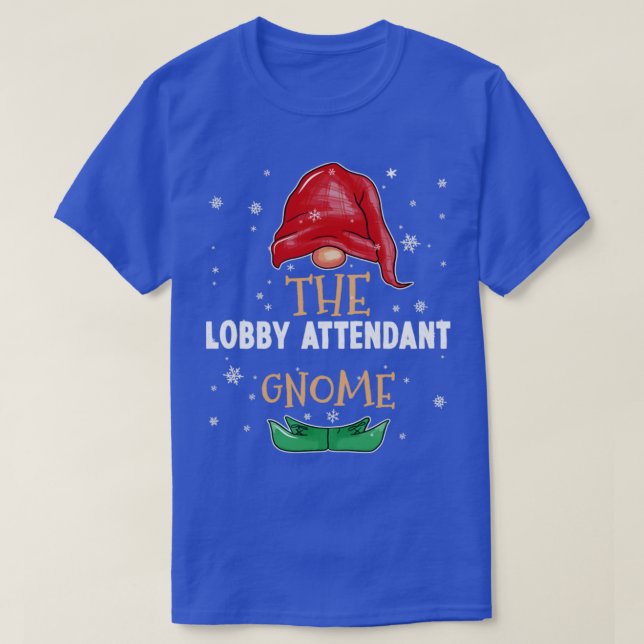 T-shirt Le réceptionniste du hall Gnome Family Matching Ch (Design devant)