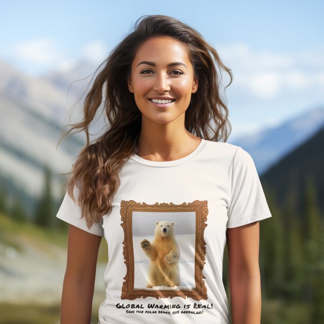 T-shirt Le Réchauffement climatique du Groenland sauve l'o (Créateur téléchargé)