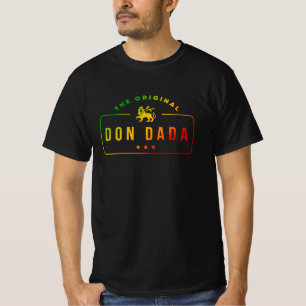 T-shirt Le Reggae original Don Dada Rasta aux couleurs