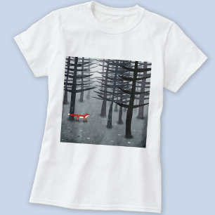 T-shirt Le renard et la forêt