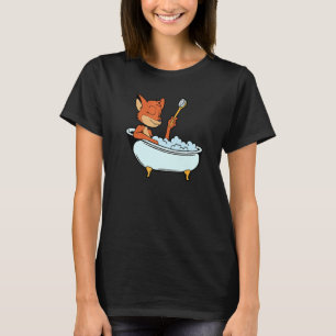 T-shirt Le Renard Prend Bain Dans La Baignoire