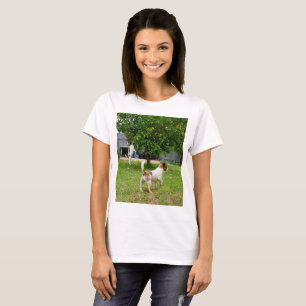 T-shirt Le Renard Terrier Qui S'Échappe Dans Un Arbre,