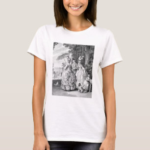 T-shirt Le rendez-vous à marneux, gravé par Karl Guttenb