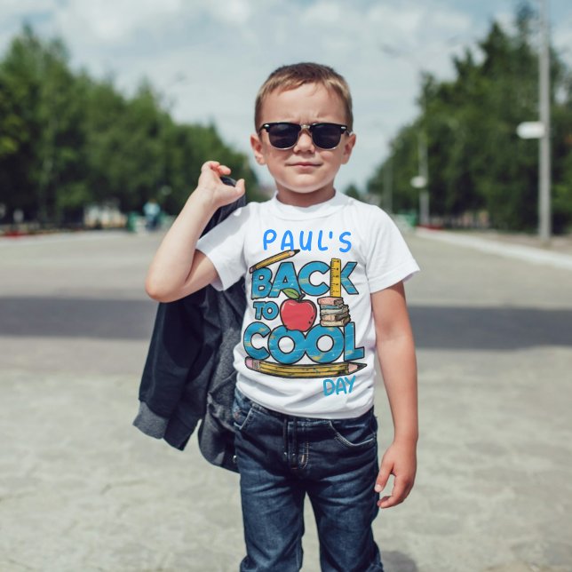T-shirt Le retour à l'école de mignonne enfant (Créateur téléchargé)