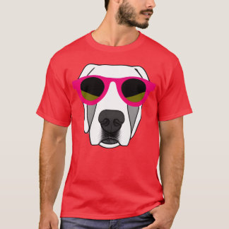 T-shirt Le retro Cool fille chien