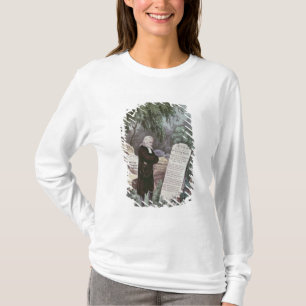 T-shirt Le Rev. John Wesley visitant la tombe de sa mère