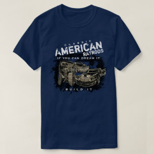 T-shirt Le Rêve De Raveurs Américains Classiques De La Con