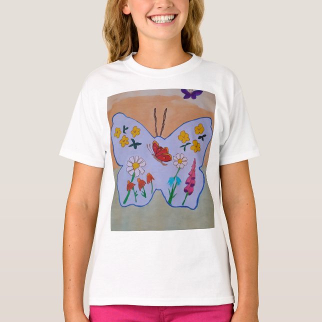 T-shirt Le rêve papillon (Devant)