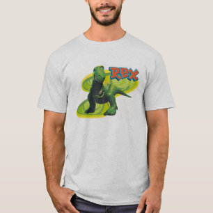 T-shirt Le Rex de Toy Story est debout avec un visage sour