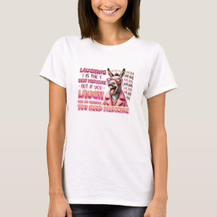 T-shirt Le Rire D'Âne Est Le Meilleur Médicament