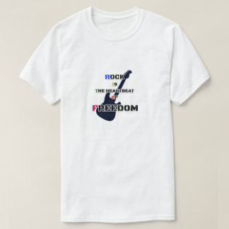 T-shirt Le rock est liberté