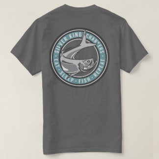 T-shirt Le Roi argenté Charters Blue