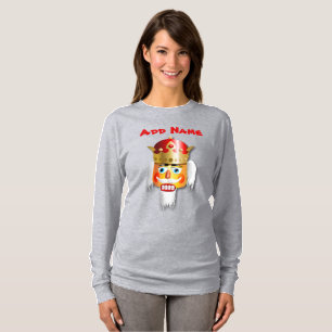 T-shirt Le Roi Cartoon de casse-noix de Noël