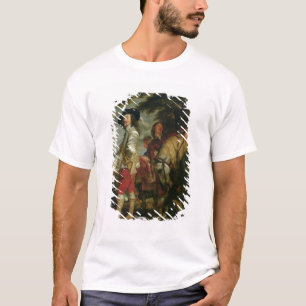 T-shirt Le Roi Charles I de l'Angleterre chassant, c.1635