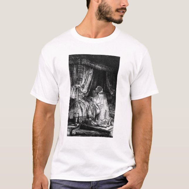 T-shirt Le Roi David à la prière, 1652 (Devant)