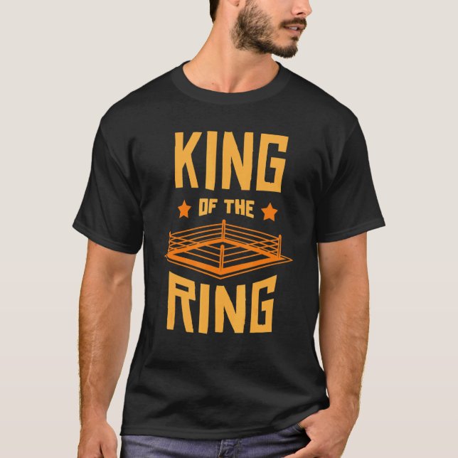 T-shirt Le Roi De L'Anneau Boxer Fighter Boxer (Devant)