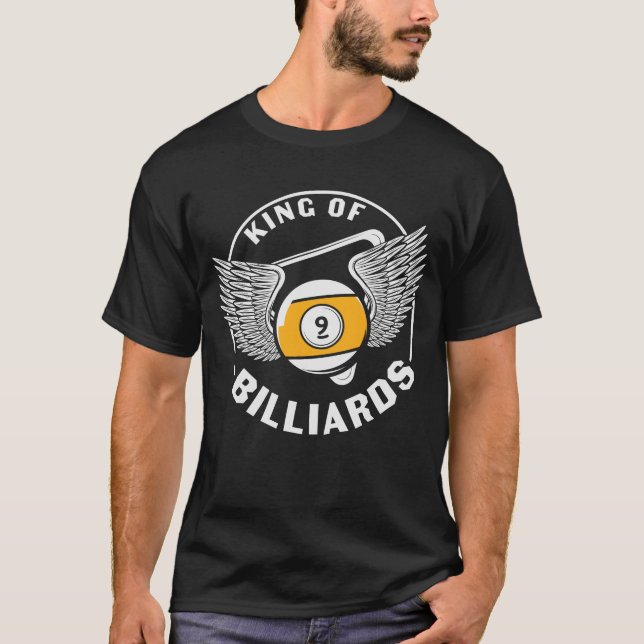 T-shirt Le Roi Des Billiards (Devant)