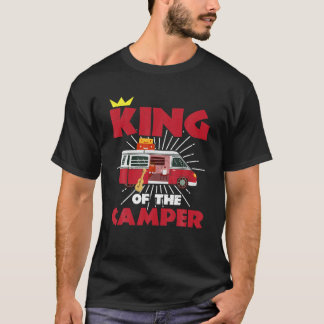 T-shirt Le Roi Du Camper Drôle Camping Camper