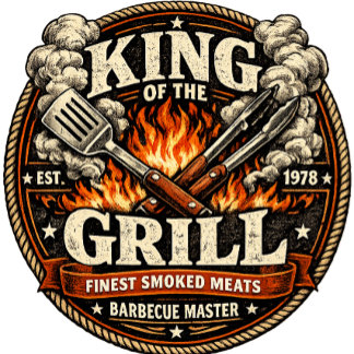 T-shirt Le Roi Du Grill Du Patron
