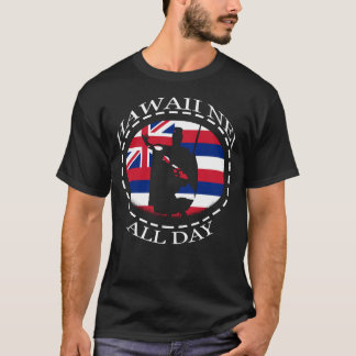 T-shirt Le Roi Kamehameha Hawaiian Flag de Soleil Levant