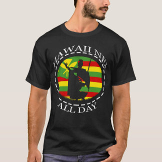 T-shirt Le Roi Kamehameha Kanaka Maoli Flag de Soleil