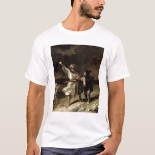 T-shirt Le Roi Lear et l'imbécile dans la tempête