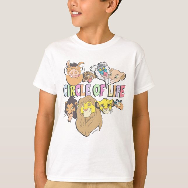 T-shirt Le Roi Lion| Cercle de vie (Devant)