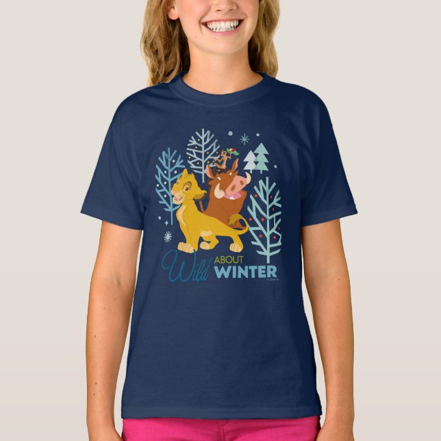 T-shirt Le Roi Lion| L'hiver sauvage (Devant)