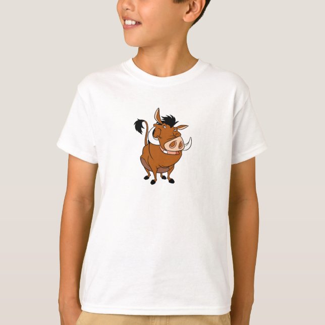 T-shirt Le Roi Lion Pumba souriant (Devant)