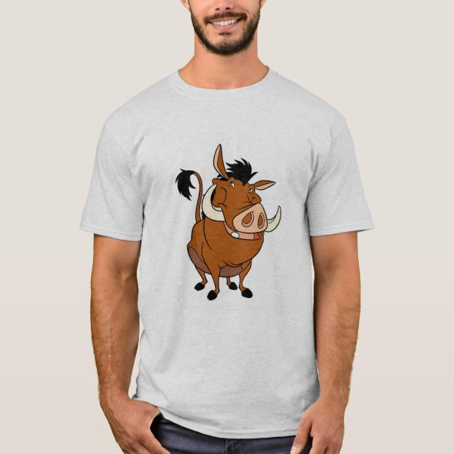 T-shirt Le Roi Lion Pumba souriant (Devant)