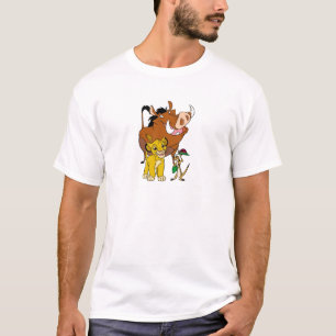 T-shirt Le Roi Lion Timon Simba Pumba avec la coccinelle D