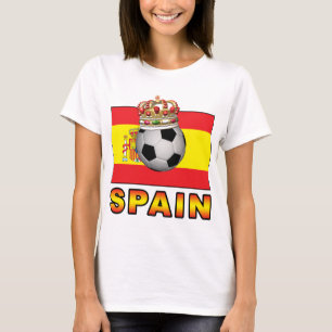 T-shirt Le Roi Of Football de l'Espagne