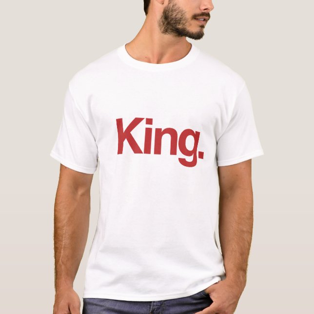 T-shirt Le Roi Red (Devant)