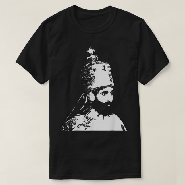 T-shirt Le Roi Stands Haile Selassie Crown1771.png (Design devant)