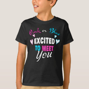 T-shirt Le rose ou le bleu s'enthousiasme pour la révéla