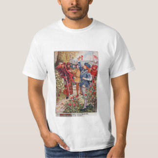 T-SHIRT LE ROSE ROUGE DE LANCASTER ET LE ROSE BLANC DE