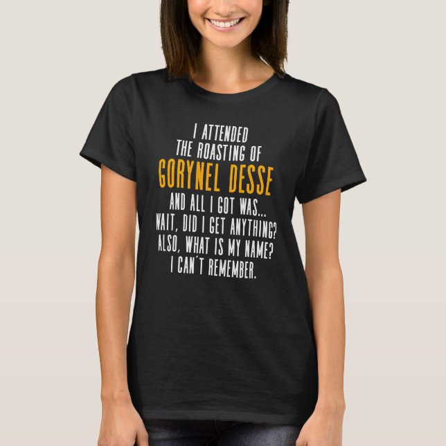 T-shirt Le rôti de la Desse de Gorynel (Devant)