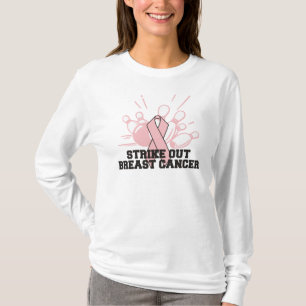 T-shirt Le roulement frappent le cancer du sein