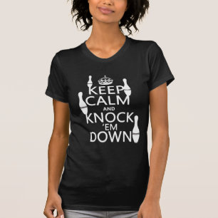 T-shirt Le roulement gardent le calme et les démantèlent