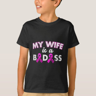 T-shirt Le Ruban Ma Femme Est Une Mauvaise Sensibilisation
