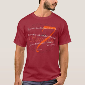 T-shirt Le sabbat n'est pas dimanche